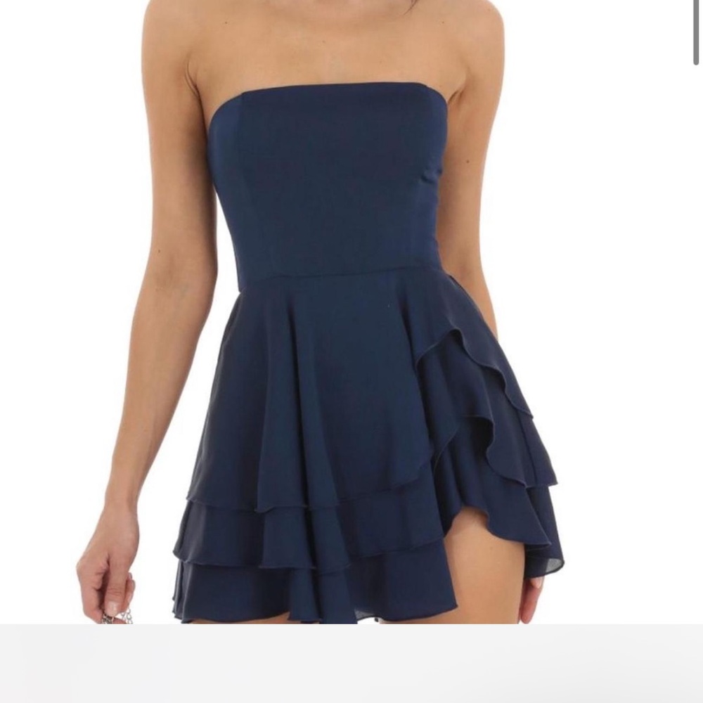 Lucy in the Sky Navy Blue Mini Dress